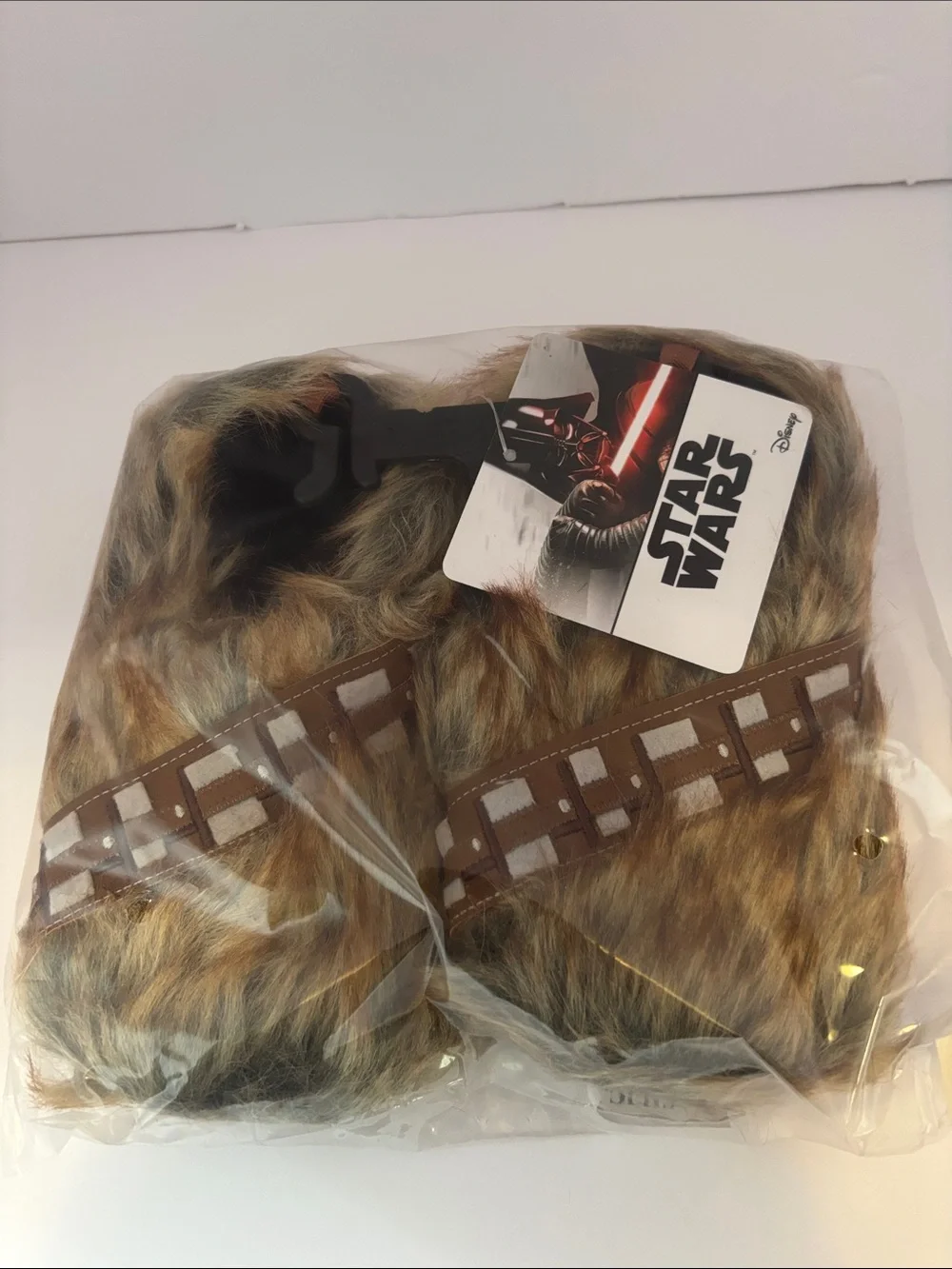 Star Wars Chewbacca Disney Wookie Feet Faux Fur Slip-Ons - Brown and Tan